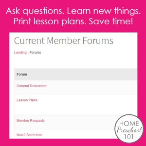 Home Preschool 101 Membership Forums