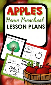 Home Preschool Apple Activities and Lesson Plans for Fall