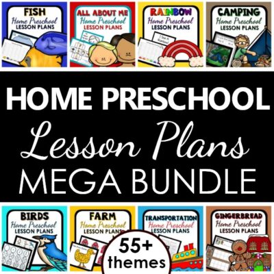 Home Preschool Lesson Plans. Preschool at Home Curriculum Bundle
