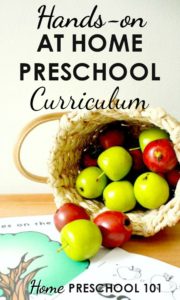 Hands-on at Home Preschool Curriculum Lesson Plan Bundle for Teaching Preschool at Home